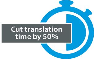 Cut translation time by 50%